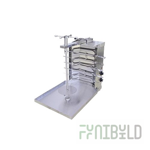 Electric shawarma F2SHME (2 heating elements) (425x690x670mm, 220V, 4.5 kW, weight 10kg)