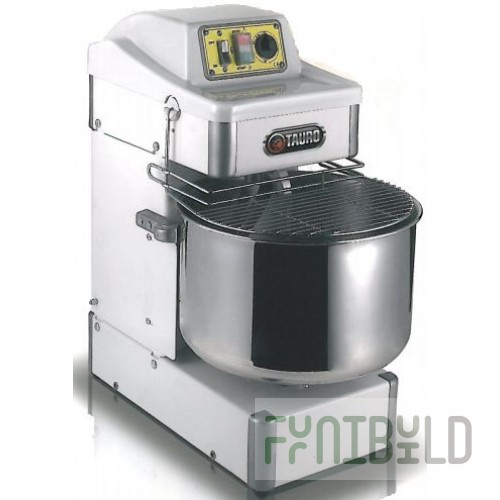 Spiral yeast dough mixer Sigma Tauro 30-2V PLUS (490x750x770mm, 0.75 kW, 220V)