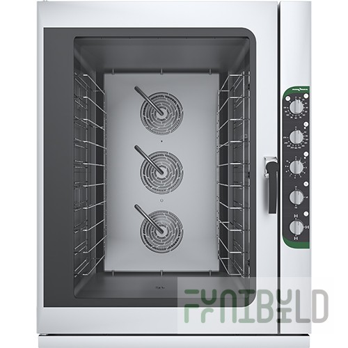 Convection steamer PR-10M (10 GN1/1 or 600x400, 922x890/950x1205 in, 15.95 kW, 400 V, 10 lvl.)