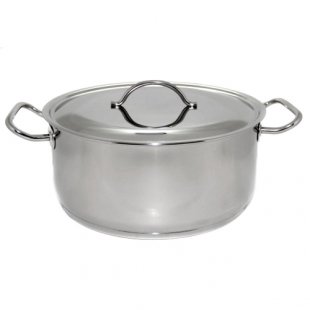 Saucepan (stainless steel) 10.0 l art. C-2195 ASHA, 1 pc. in pack.