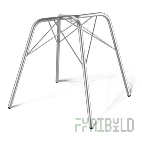 Chair frame SHT-S64 (reinforced frame, chrome varnish), 450x480x420 in