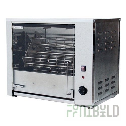 Electric carousel grill (loading 8 chickens) F3kmE(E)/21134 (608x540x665mm, 50-300 C, 4.5 kW)