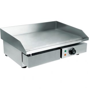 Frying surface WY-818 (550x490x240 in, 3 kW, 220 V, smooth frying surface, stainless steel)