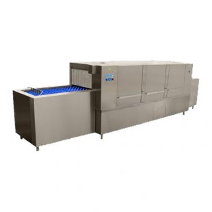 Flow dishwasher inU-2000 (4800x1050x1300mm, 3100t/h, 34kW, 380V, weight 640kg)