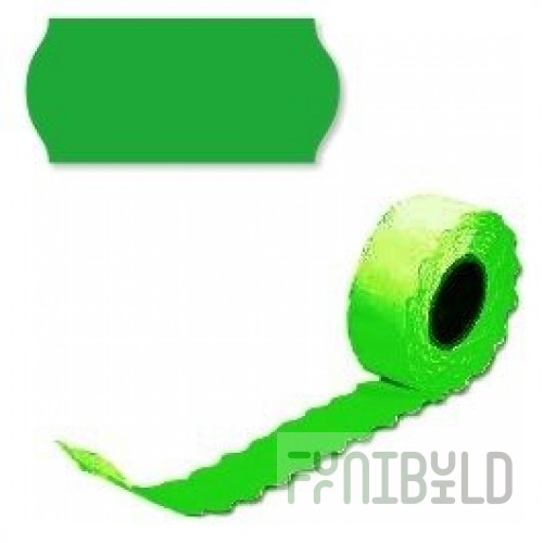 Labels 26x12 wavy edge (assorted colors) 800