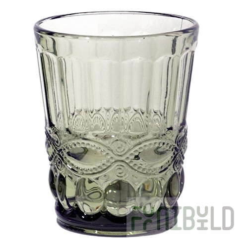 Glass 265ml color VERDE OLIVA, SOLANGE Tognana, art. A9557260031, in pack. 6 pcs.
