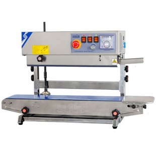 Roller conveyor sealer vertical FRB-770II SS (840x380x550 in, 220 V, 0.6 kW, stainless steel)