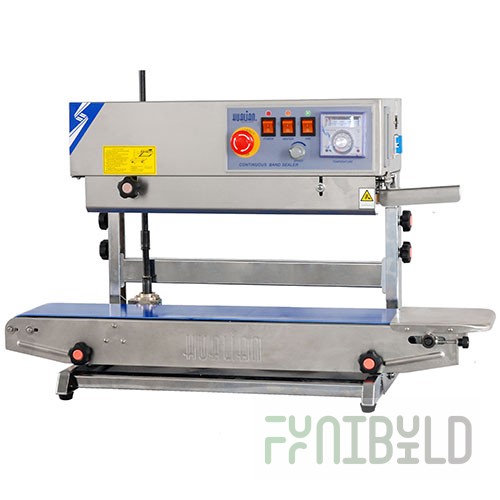 Roller conveyor sealer vertical FRB-770II SS (840x380x550 in, 220 V, 0.6 kW, stainless steel)
