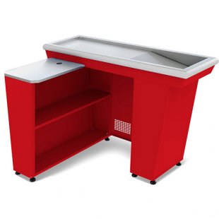 Cash box KB-1.5-1N single storage (red, 1506x1020x875mm) 4.330.059-K