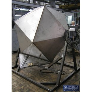 Bulk product mixer, tetrahedron shape, VOE 710 (capacity 2000 l)