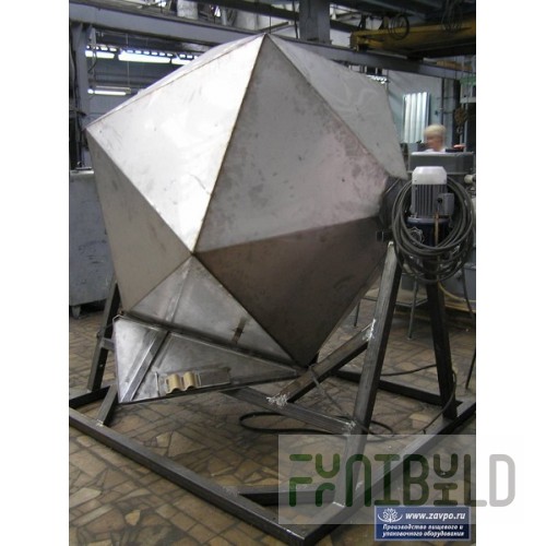 Bulk product mixer, tetrahedron shape, VOE 710 (capacity 2000 l)