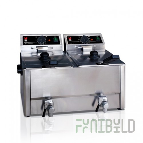 Deep Fryer Rock Kitchen HDF8+8