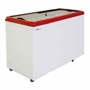 Chest freezer Italfrost CFT400F straight glass