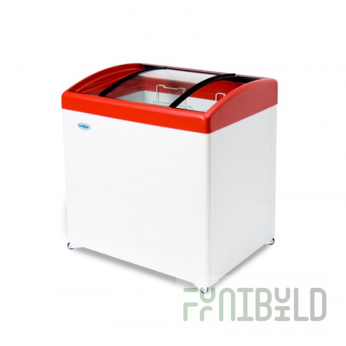Chest freezer Snezh MLG-250 bent glass