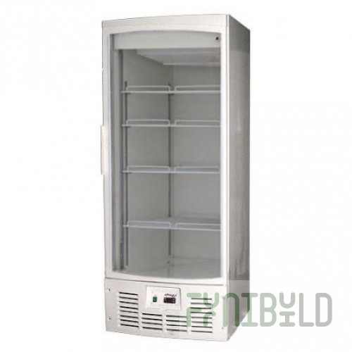 Freezer cabinet Rapsodiya R700LSG glass curved door