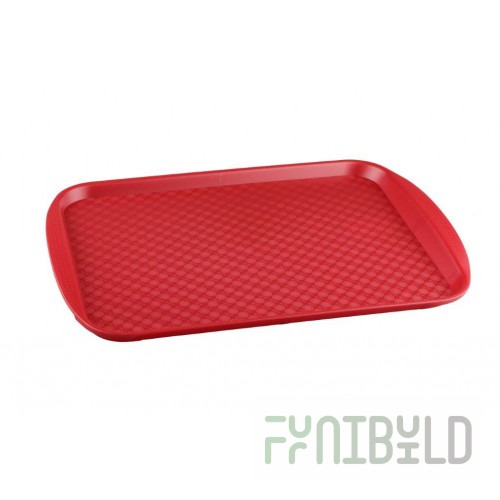 Tray Restola 450x350 in, with handles, red
