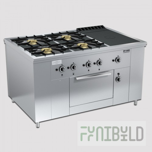 Restaurant gas stove Vulcan PRG-IIA-6-1 DSh Maxi