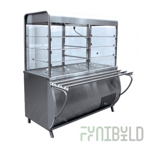 Refrigerated display counter Abat PVV(N)-70M-S-01-NSH