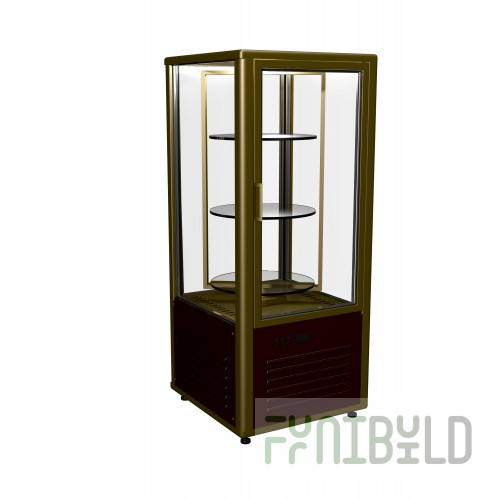 Confectionery display case Carboma R120Cвр vertical