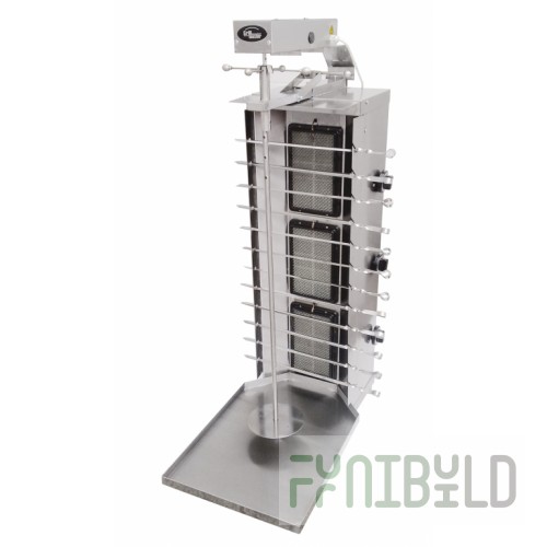 Gas shawarma Grill Master F3ShmG (with motor)