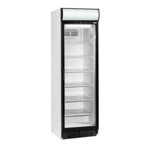 Freezer cabinet Tefcold UFSC370GCP glass door, canape