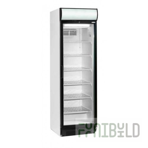 Freezer cabinet Tefcold UFSC370GCP glass door, canape