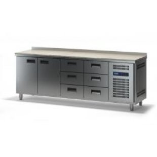 Refrigerated table TMM SHSB-K-2/2D-6Ya (2280x700x870)