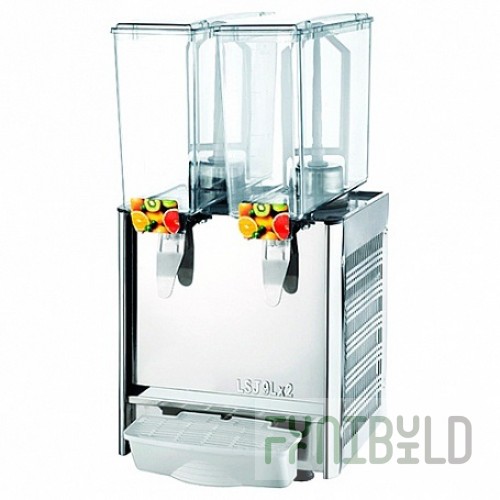 Juice cooler LSJ9X2 (330x440x670 in, 2x9 l, +7...+12°C, 0.28 kW, 220V)