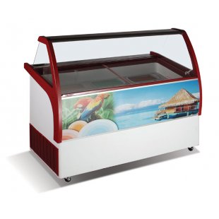 Ice cream display case Crystal VENUS 46 ELEGANTE