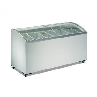 Chest freezer Caravell Derby EK-67C curved glass