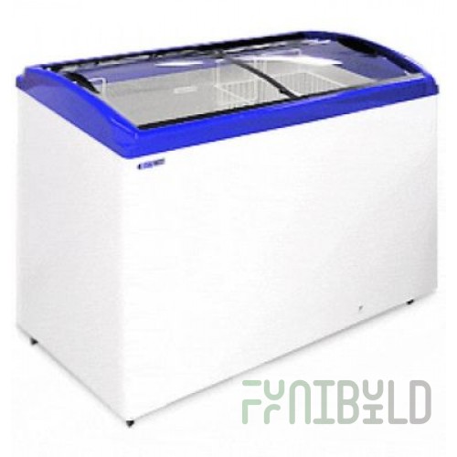 Chest freezer Italfrost CFT400C curved glass