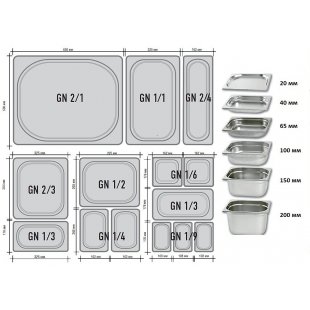 Lid for GN 1/1 Inox Macel