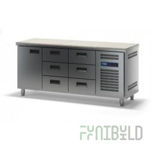Refrigerated table TMM SHSB-K-1/1D-6Ya (1835x600x870)