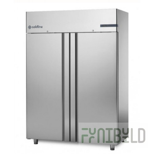 Freezer cabinet Coldline A140/2BE solid door