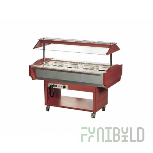 Salad bar thermal Eqta SB 4H (Mahogany)