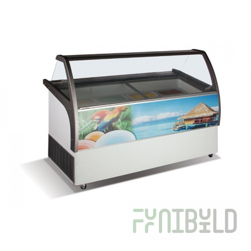 Ice cream display case Crystal VENUS 56 ELEGANTE