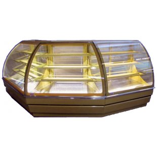 Refrigerated display case Vienna angular 45 degrees