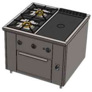 Gas stove Vulcan PRG-IIA-2S DSh 82221