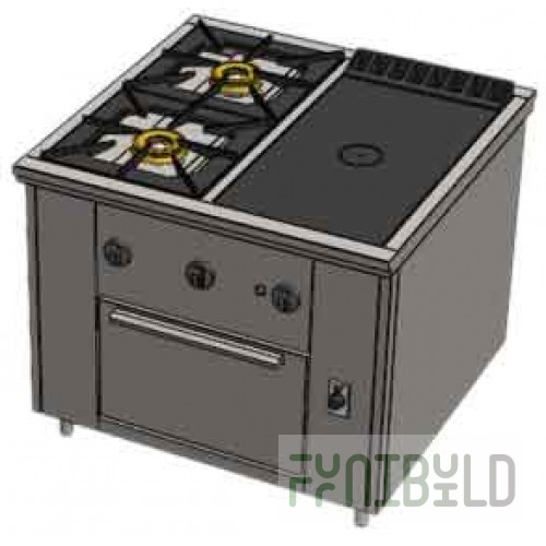 Gas stove Vulcan PRG-IIA-2S DSh 82221