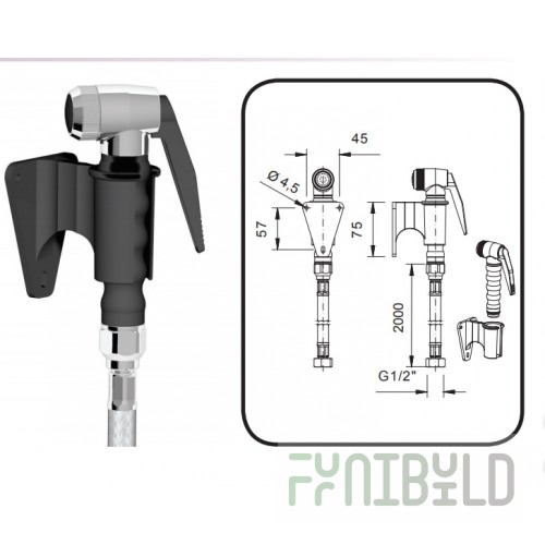 Shower device Rubinetterie Del Friuli 922000