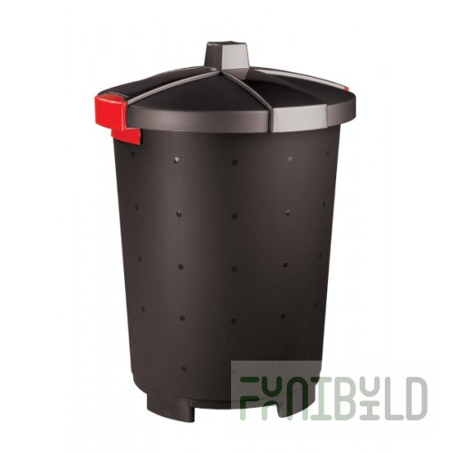 Restola waste collection container 45 l, black