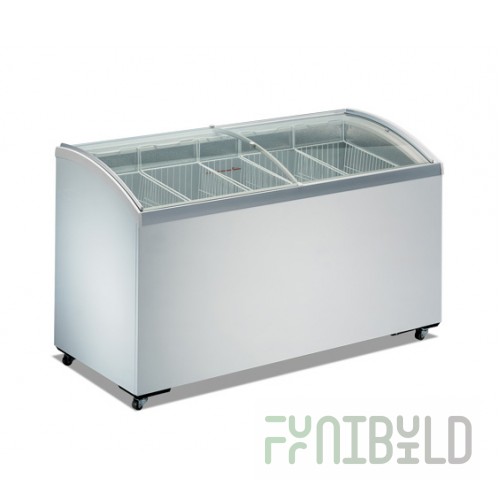 Chest freezer Caravell Derby EK-57C curved glass