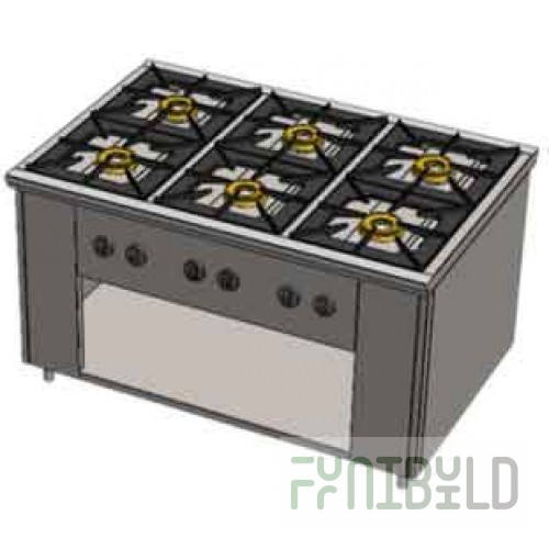 Gas stove Vulcan PRG-IIA-3S 8231