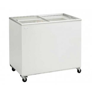 Refrigerated chest Tefcold USS300YSC straight glass