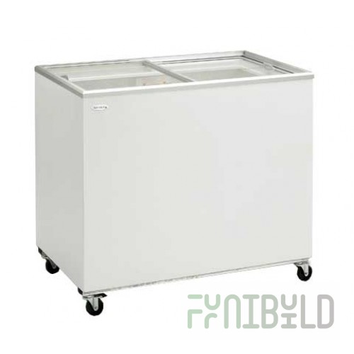 Refrigerated chest Tefcold USS300YSC straight glass