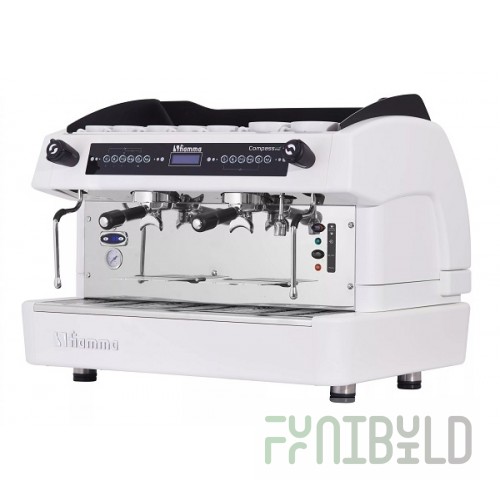 Coffee machine RST, SA t.m. FIAMMA series Compass 2 DB TC White (2 high groups, automatic, double boiler)