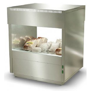 Burger display case-bain-marie Atesi VMB-750/4