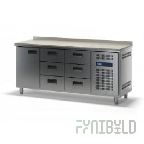Refrigerated table TMM SHSB-K-2/1D-6Ya (1835x700x870)