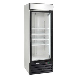 Freezer cabinet Tefcold NF2500G glass door, canape