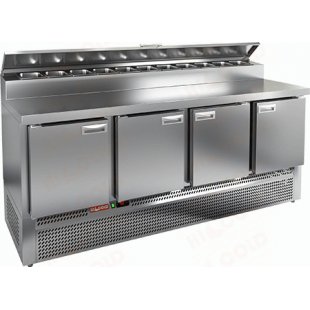 Refrigerated table for pizza Hicold PZE2-1111/GN (1/6H)